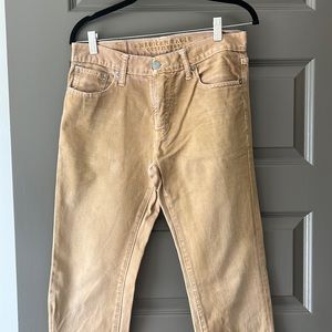 American Eagle Jeans 30/34 Slim Straight Fit Khaki